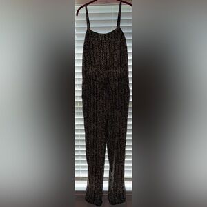 LOFT Black and Brown Patterned Pencil Skirt